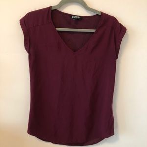 Maroon Express Gramercy top